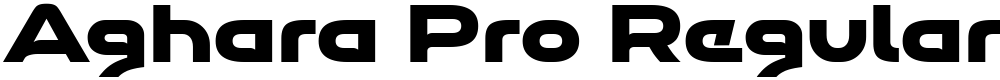 Aghara Pro Regular