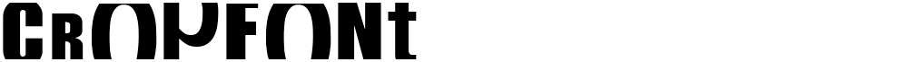 CropFont