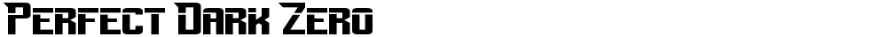 Perfect Dark Zero