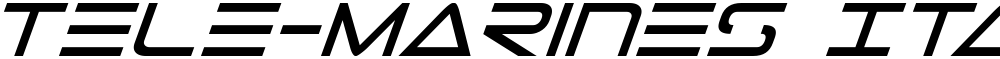 Tele-Marines Italic