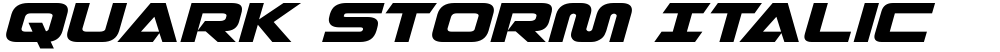 Quark Storm Italic