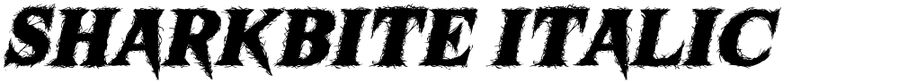 Sharkbite Italic