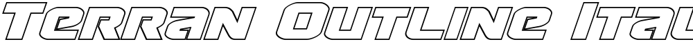Terran Outline Italic