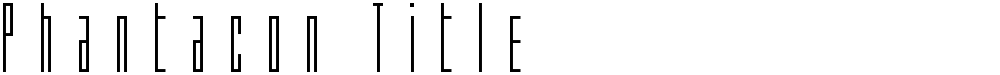 Phantacon Title
