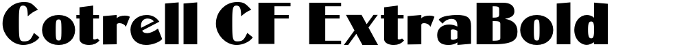 Cotrell CF ExtraBold