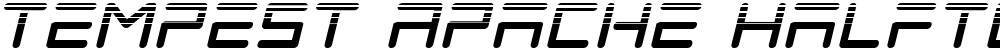 Tempest Apache Halftone Italic