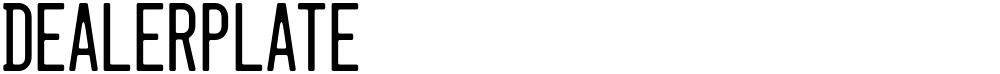 Dealerplate