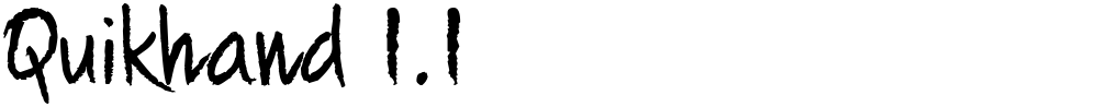 Quikhand 1.1