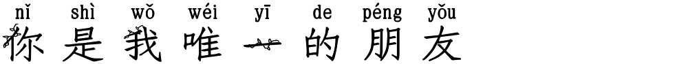 你是我唯一的朋友
