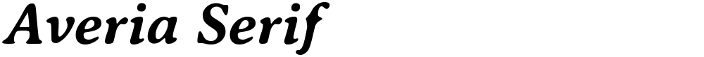 Averia Serif