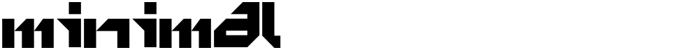 minimal