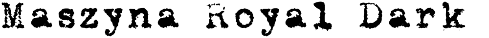 Maszyna Royal Dark