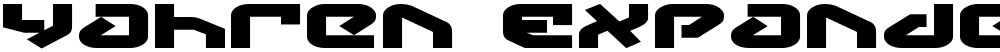 Yahren Expanded Bold