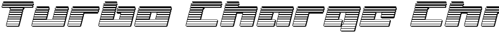 Turbo Charge Chrome Italic
