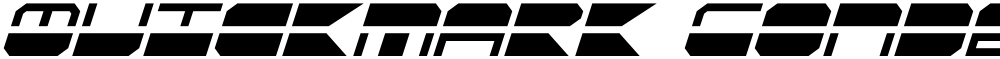 QuickMark Condensed Italic