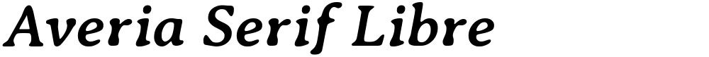 Averia Serif Libre