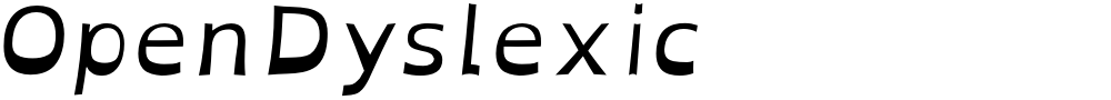 OpenDyslexic