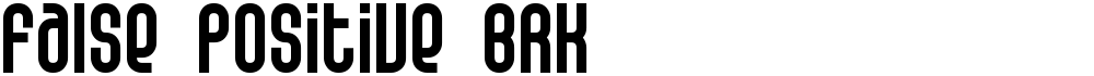 False Positive BRK