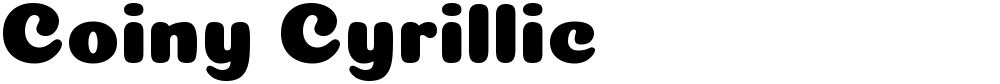 Coiny Cyrillic