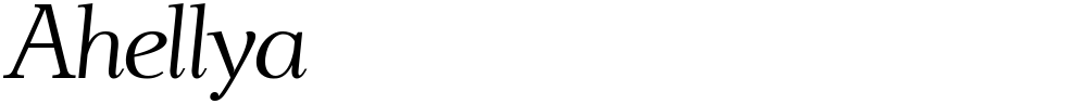 Ahellya