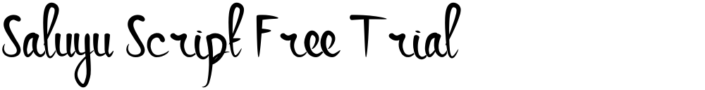 Saluyu Script Free Trial