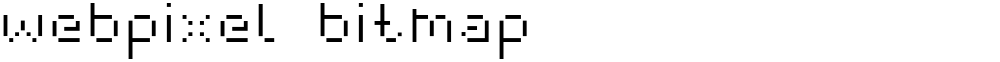 webpixel bitmap