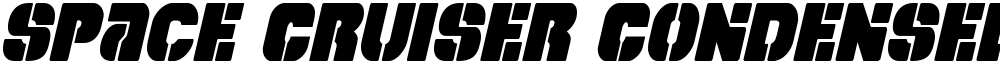 Space Cruiser Condensed Italic