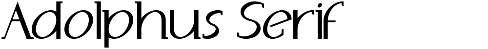 Adolphus Serif