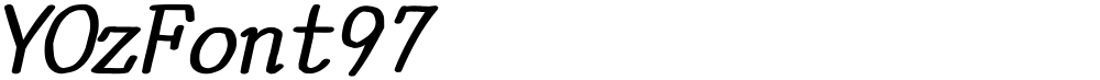 YOzFont97