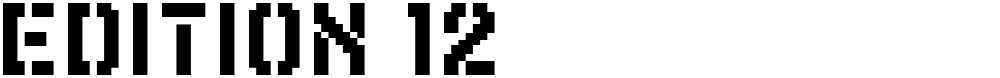 EDITION 12
