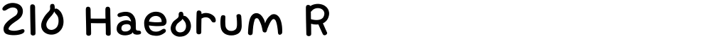 210 Haeorum R