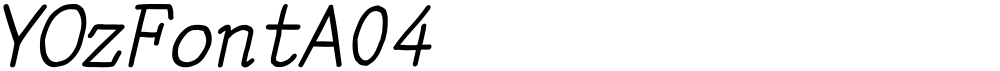 YOzFontA04