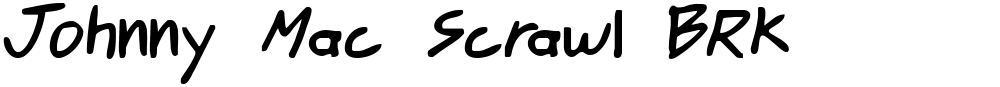 Johnny Mac Scrawl BRK