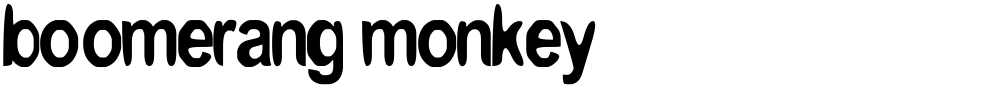 boomerang monkey
