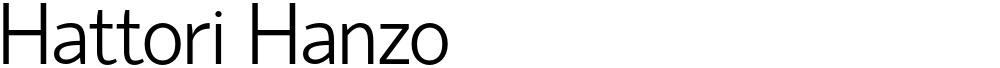 Hattori Hanzo