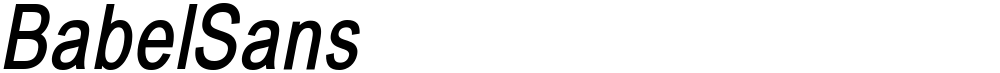 BabelSans