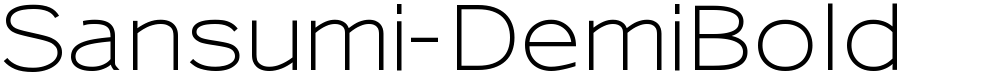 Sansumi-DemiBold