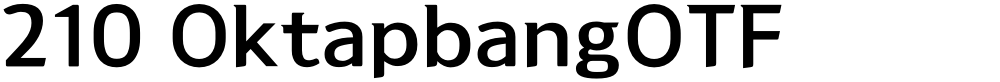 210 OktapbangOTF