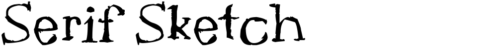 Serif Sketch