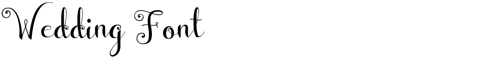 Wedding Font