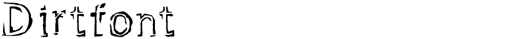 Dirtfont
