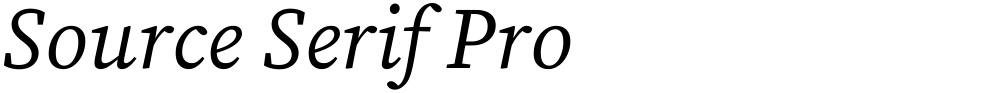 Source Serif Pro
