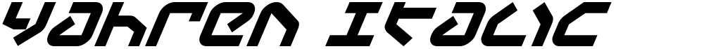 Yahren Italic