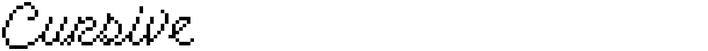Cursive