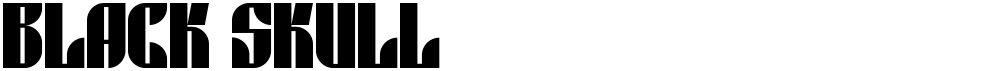 Black skull
