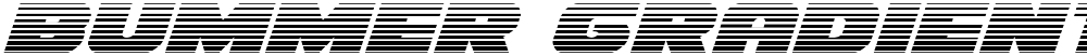 Bummer Gradient Italic