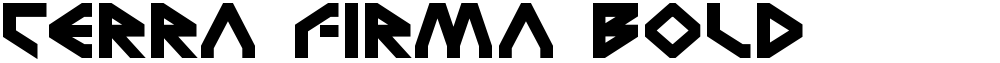 Terra Firma Bold