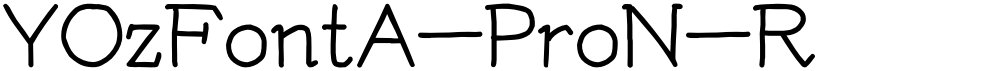 YOzFontA-ProN-R