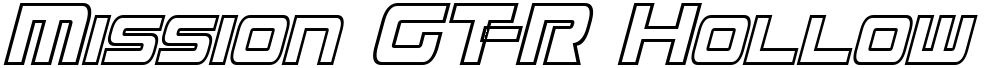 Mission GT-R Hollow Condensed
