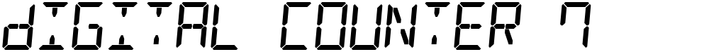Digital Counter 7